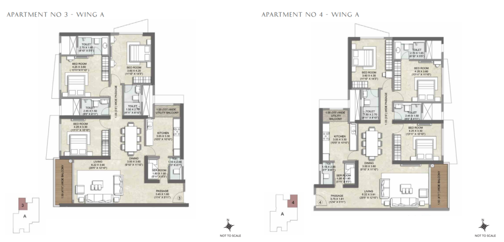Kalpataru Radiance 3BHK Apartments
