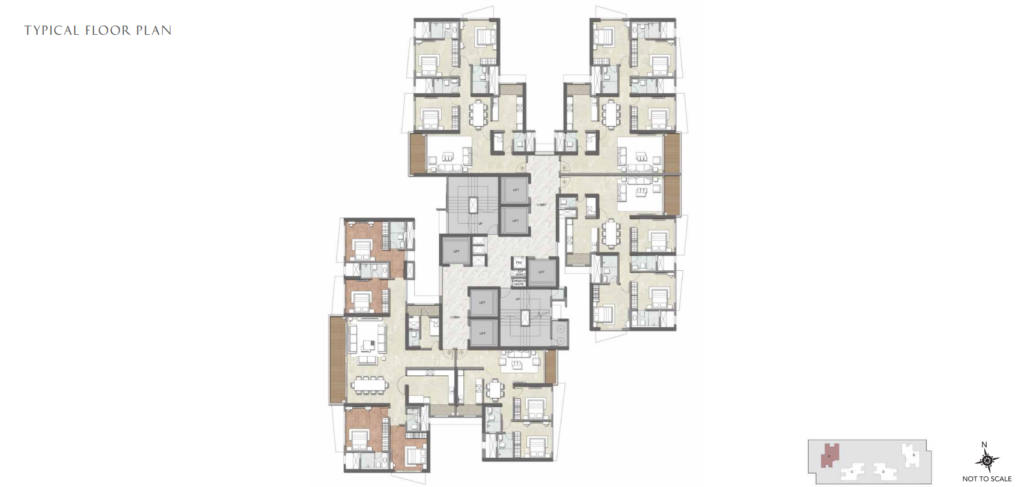 Kalpataru Radiance Typical Floor Plan